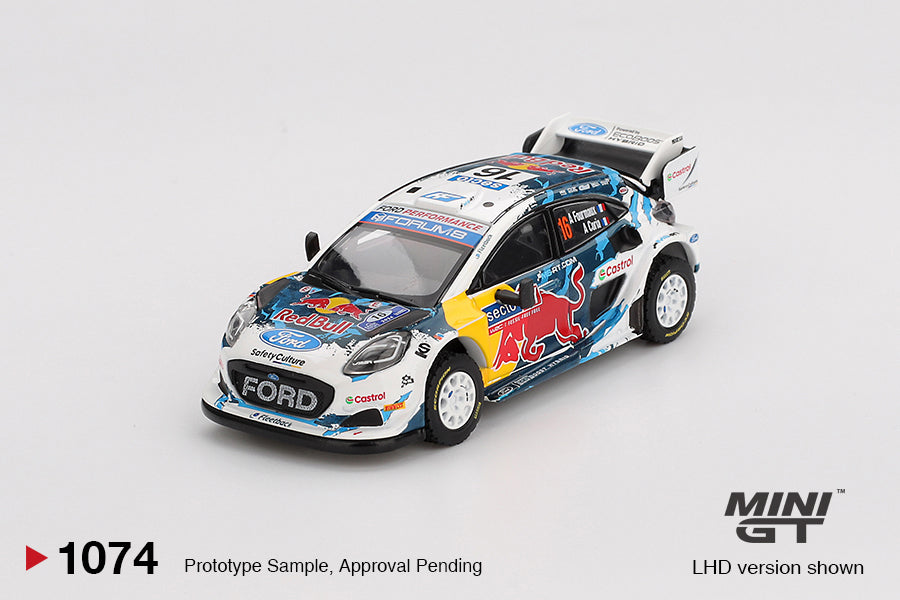 [PRE-SALE 09/2025] Mô hình xe Mini GT 1:64 Ford-Puma-Rally1-#16 M-Sport-Ford-WRT 2024-Rally-Finland -3rd-Place - MGT01074