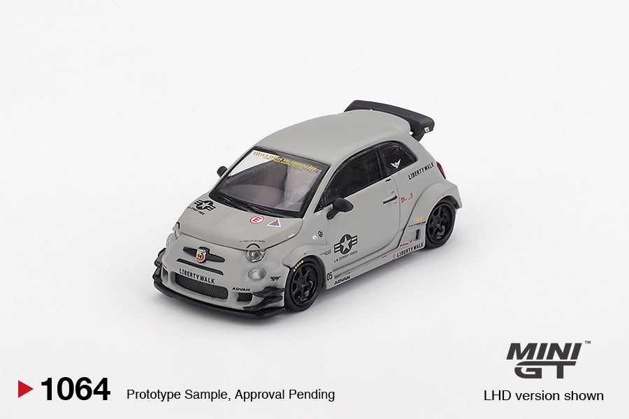 [PRE-SALE 09/2025] Mô hình xe Mini GT 1:64 Abarth-595-LB-WORKS-x-Abas-Works Fighters - MGT01064