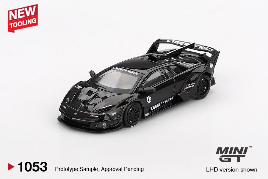 [PRE-SALE 09/2025] Mô hình xe Mini GT 1:64 Lamborghini-LB-Silhouette-WORKS-MURCIELAGO-GT-Evo Black - MGT01053