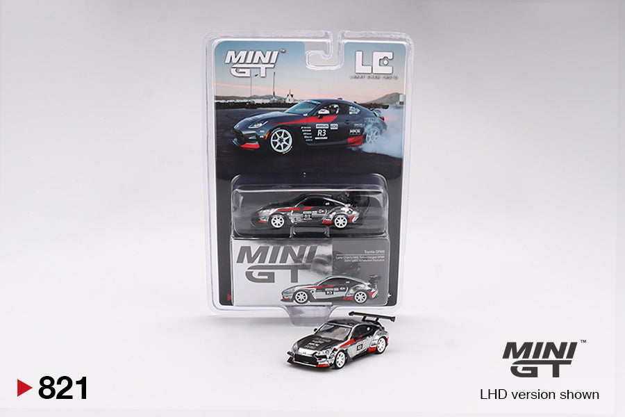 Mô hình xe Mini GT 1:64 Toyota GR86 Larry Chen’s HKS Turbocharged GR86 2024 LADC@Petersen Automotive Museum Exclusive - MGT00821