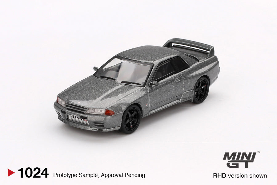 Mô hình xe Mini GT 1:64 Nissan Skyline GT-R (NISMO BNR32 CRS Version) Dark Metal Gray - MGT01024