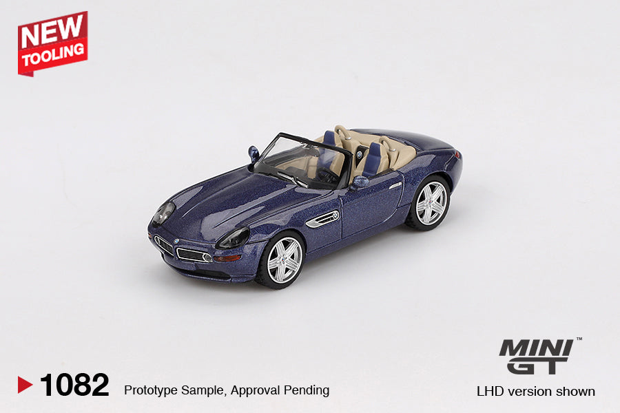 [PRE-SALE 11/2025] Mô hình xe MINI GT 1/64 BMW Z8 ALPINA ALPINE BLUE MGT01082