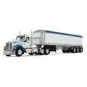 [PRE-SALE 11/2025] Mô hình xe DCP 1:64White/Blue Kenworth W990 With Day Cab & Lode King Distinction Hopper Trailer 60-2177