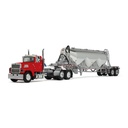 [PRE-SALE 10/2025] Mô hình xe DCP 1:64Heil Red Ford LTL 9000 Day Cab & Heil Pneumatic Tank Trailer 60-2103