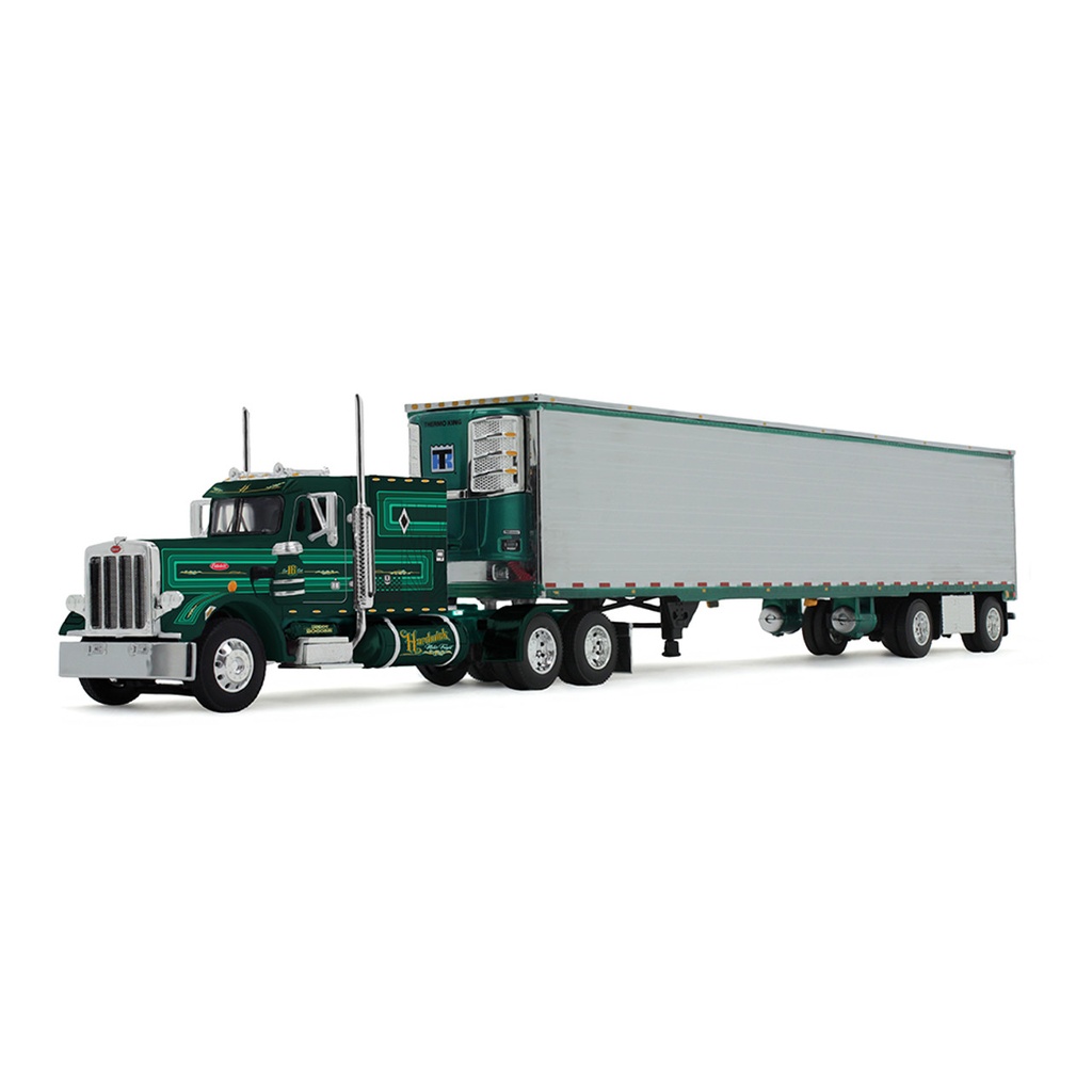 [PRE-SALE 08/2025] Mô hình xe DCP 1:64Big Rigs Series II #2: Hardwick Motor Freight Peterbilt Model 359 W/60" Vintage Sleeper & 53' Utility Trailer With Skirts 69-2100