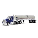 [PRE-SALE 07/2025] Mô hình xe DCP 1:64Viper Blue Kenworth W990 Day Cab With Walker Food Grade Tank Trailer 60-2094