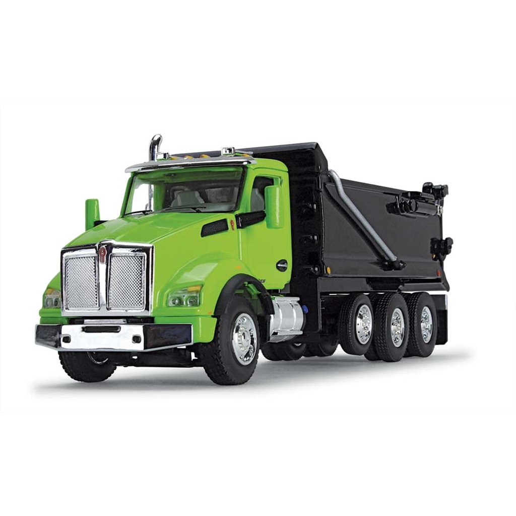  Mô hình xe DCP 1:64Lime Green/Black Kenworth T880 Rogue Dump 60-1413