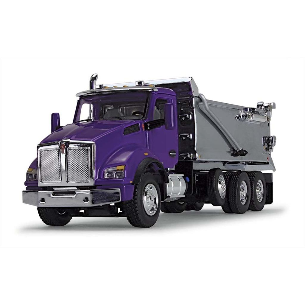  Mô hình xe DCP 1:64Purple Chrome Kenworth T880 Rogue Dump 60-1414