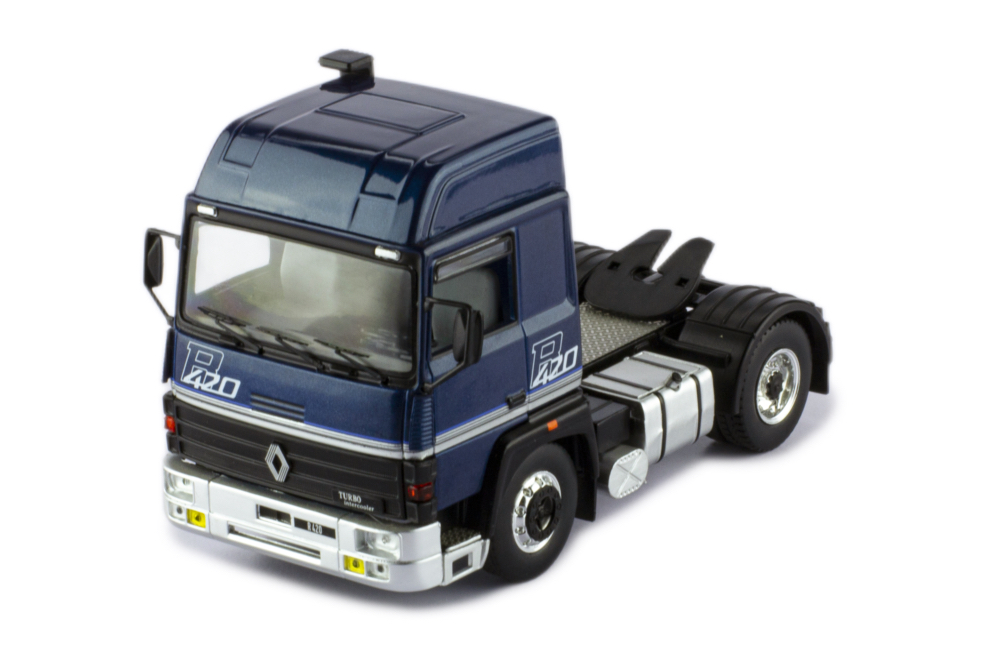 Mô hình xe đầu kéo IXO 1:43 Renault R420 1986 Metallic Blue - TR135.22