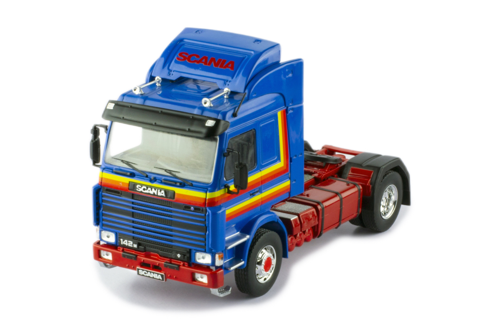 Mô hình xe đầu kéo IXO 1:43 Scania 142 M 1981 Blue - TR136.22