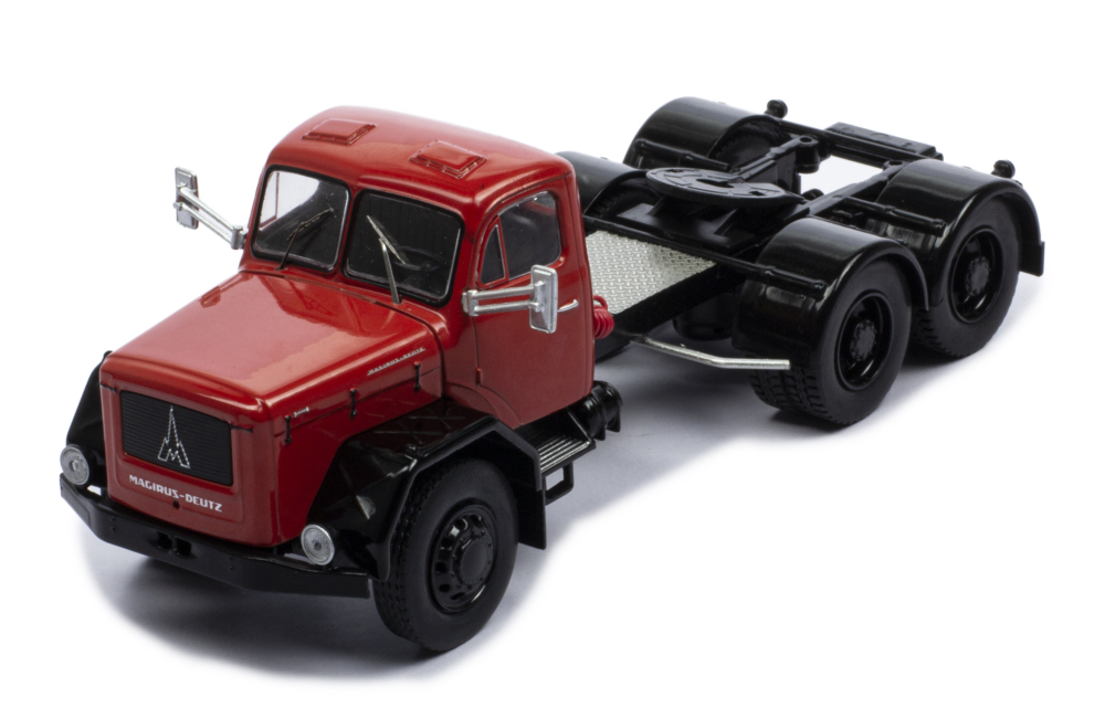 Mô hình xe đầu kéo IXO 1:43 Magirus Jupiter 6X6 Red - TR120.22