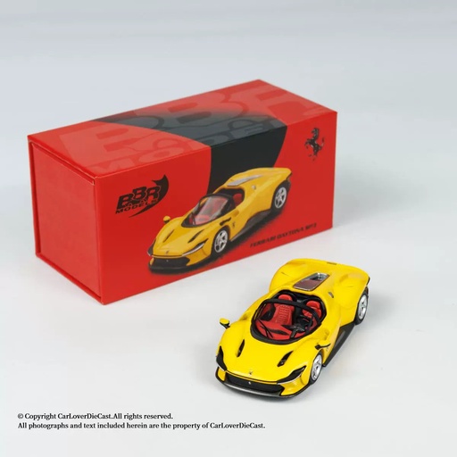 [BBR0983] Mô hình xe BBR 1:64 Ferrari Daytona SP3 Giallo Modena