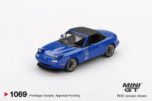 [MGT01069] [PRE-SALE 08/2025] Mô hình xe Mini GT 1:64 Mazda Miata MX-5 (NA) Tuned Version Dark Blue - MGT01069