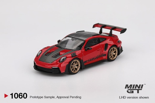 [MGT01060] Mô hình xe Mini GT 1:64 Porsche 911 (992) GT3 RS Weissach Package Guards Red - MGT01060