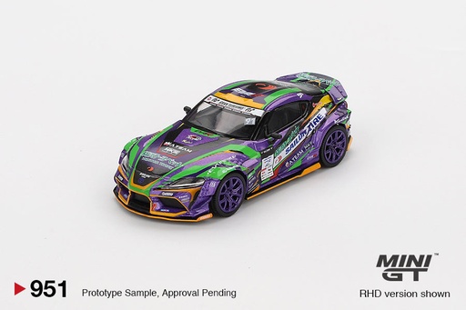 [MGT00951] Mô hình xe Mini GT 1:64 Toyota GR Supra KUHL 2021 D1GP EVANGELION RACING - MGT00951