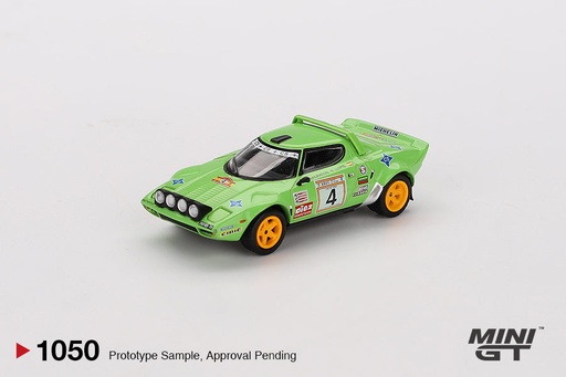 [MGT01050] Mô hình xe Mini GT 1:64 Lancia Stratos HF #4 1979 Spanish Rally Champion - MGT01050