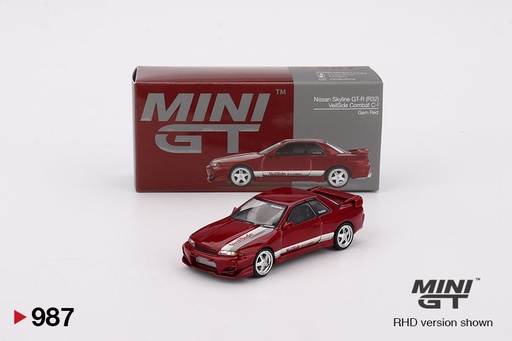 [MGT00987] Mô hình xe Mini GT 1:64 Nissan Skyline GT-R (R32) VeilSide Combat C-I Gem Red - MGT00987