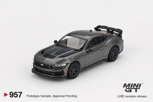 [MGT00957] Mô hình xe Mini GT 1:64 Ford Mustang Dark Horse 2024 Carbonized Gray - MGT00957