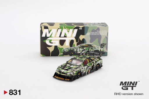 [MGT00831] Mô hình xe Mini GT 1:64 Nissan LB-ER34 Super Silhouette SKYLINE LBWK *A BATHING APE CROSSOVER - MGT00831