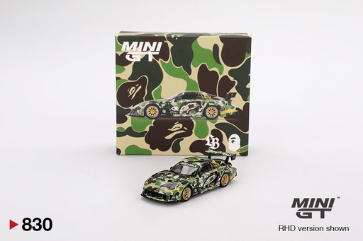 [MGT00830] Mô hình xe Mini GT 1:64 MAZDA RX-7 LB-Super Silhouette LBWK*A BATHING APE CROSSOVER - MGT00830