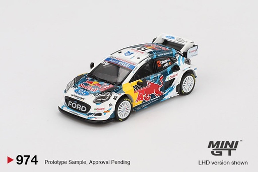 [MGT00974] Mô hình xe Mini GT 1:64 Ford Puma Rally1 #13 M-Sport Ford WRT 2024 Rally Monte Carlo - MGT00974