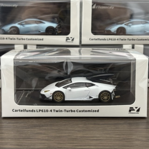 Mô hình xe FY 1:64 Lamborghini Huracan trắng