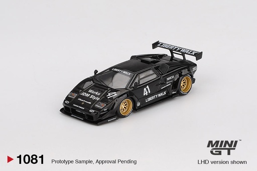 [PRE-SALE 11/2025] Mô hình xe MINI GT 1/64 LAMBORGHINI COUNTACH LB-WORKS BLACK MGT01081