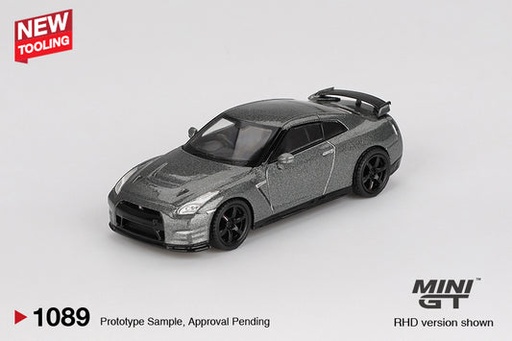[MGT01089] [PRE-SALE 11/2025] Mô hình xe Mini GT 1:64 Mini GT 1:64 NISSAN GT-R 2013 Dark Metal Gray MGT01089