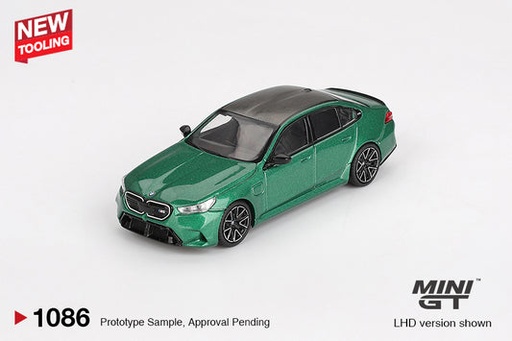 [MGT01086] [PRE-SALE 10/2025] Mô hình xe Mini GT 1:64 Mini GT 1:64 BMW M5 (G90) Isle of Man Green Metallic MGT01086